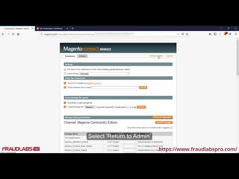 How to setup Paypal and FraudLabs Pro fraud checking module on Magento