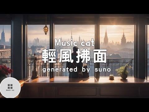 輕風拂面-generated by suno《輕風拂面 感受這份自在》Music cat音樂《全字幕》