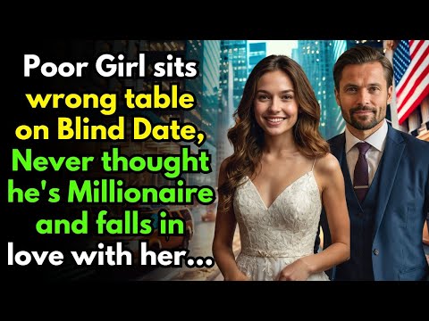 Poor Girl sits wrong table on Blind Date, Never thought he's millionaire and falls love with her…