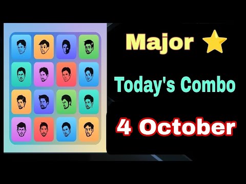 Major 4 October Combo 🤯✅।। মেজর আজকের কম্বো কি 4 অক্টোবর  কিভাবে করবেন দেখুন আজকের টা ✅😊#major#major