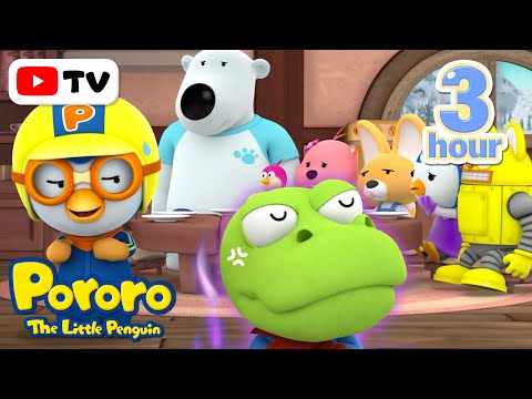 ★3-Hour★ Learn Good Habits with Pororo | Be Kind and Use Beautiful Words | Pororo Kids Playlist