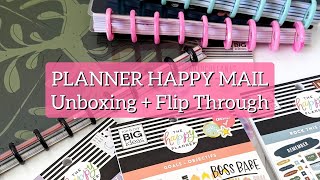 Happy Mail // Happy Planner Unboxing + Flip Through // Planner Haul