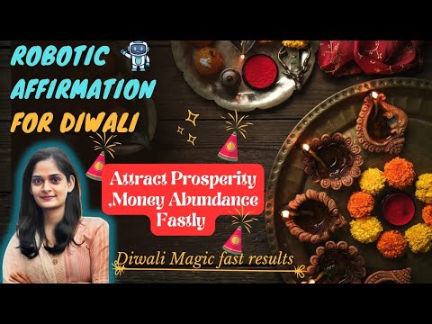 Robotic affirmation for diwali |Attract happiness , prosperity, success  #abundance #diwali #happy