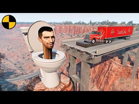 Skibidi Toilet vs Cars 😱 BeamNG.Drive