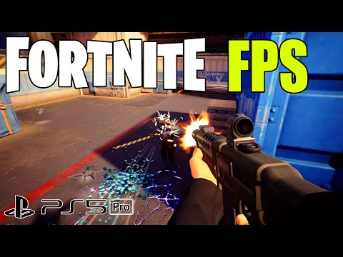 Fortnite FPS Ballistic Mode Gameplay on PlayStation 5 Pro