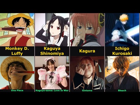 Anime vs Live Action: Characters Comparison