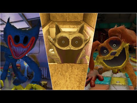 Poppy Playtime 3 All Monsters Evil Transformation 4K