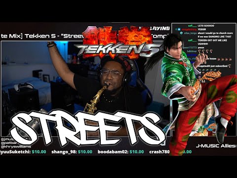 Pat THROWS DOWN on "Streets" (Tekken 5) LIVE on SAXOPHONE!