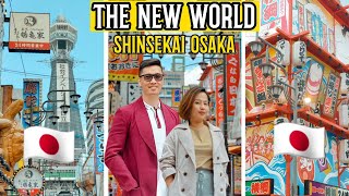 SHINSEKAI: JAPAN'S NEW WORLD | EXPLORING RETRO DOWNTOWN OSAKA | IS IT SAFE? | JAPAN VLOG