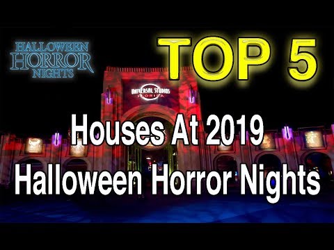 Top 5  Halloween Horror Nights 2019   Houses