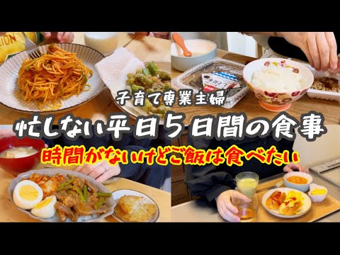 朝昼ごはんの栄養ほぼゼロ生活な５日間の食事