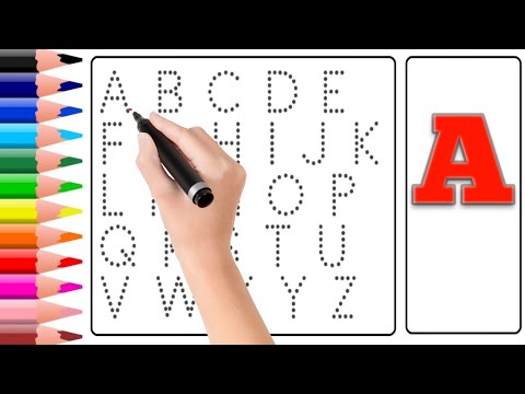 Fun And Educational Dotted Tracing ABCD,123, Shapes For Kids | Number Writing And Preschool learning