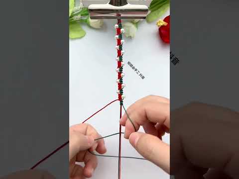 Zero foundation can learn rope braiding tutorial handmade DIY simple braided bracelet tutorial b