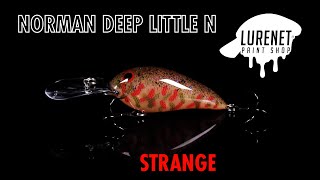 Norman Deep Little N  Strange - Lurenet Paint Shop (Custom Painted Lures)