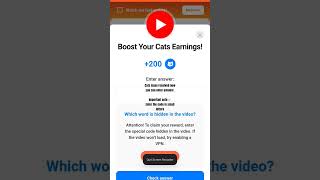 Cats video code issue resolved #cats #catsairdrop #tap2earn