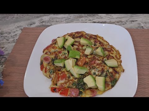 Quick and Easy Healthy Egg Omelet in Minutes. Breakfast Recipes.High Protein meals 4 weight loss