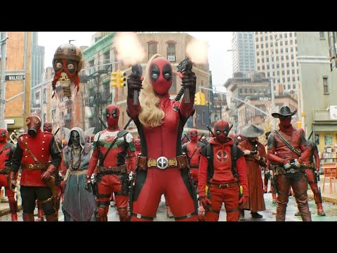 Deadpool Vs Deadpool Variants - Fight Scene -  Deadpool & Wolverine (2024) Movie Clip HD 4K