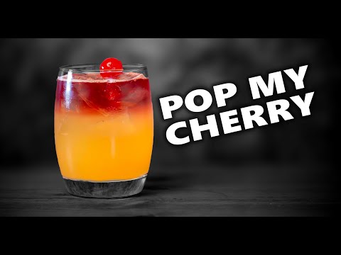 How To Make The Pop My Cherry Layereed Cocktail