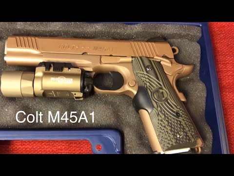 Colt M45A1. Surefire X300 Ultra. Crimson Trace Laser Grip.