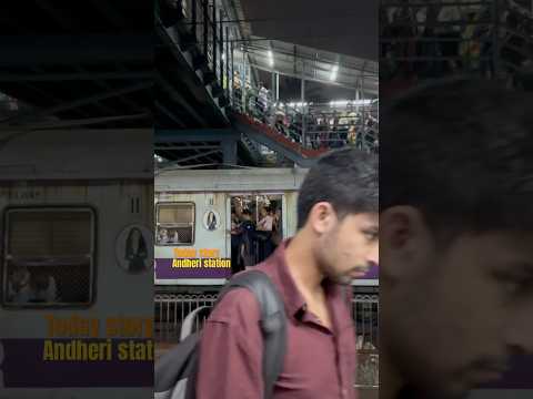 TODAY STORY AT ANDHERİ STATION  #station  #andheristation  #journey  #travelling #train