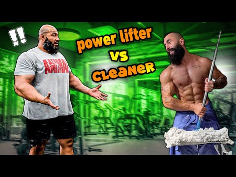 Destroy EGO With 32 KG mop !Anatoly gym prank !Pretending Cleaner in gym Prank 💪🔥