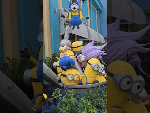 NEW Minion Land sign at Universal Studios Orlando Florida #shorts