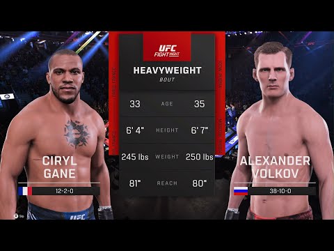 UFC 310 GANE VS VOLKOV (SIM)