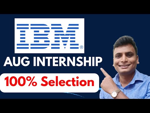 IBM Launched  Internship For Aug Month | Training and Internship Program For Students AICTE