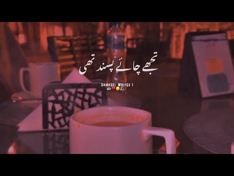 Tujhe Chai Pasand Thi ☕ Chai Poetry Whatsapp Status