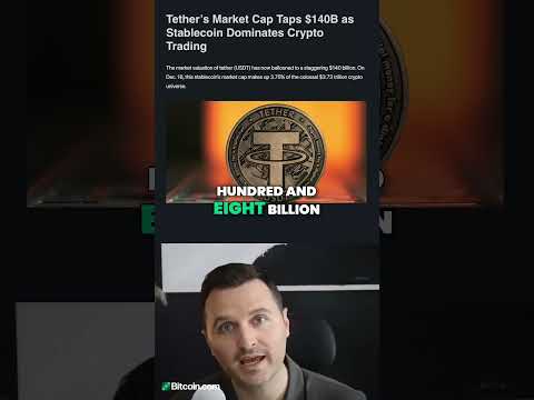 #Tether dominates with $140B market cap