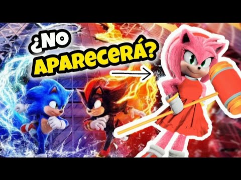 ¿Amy Rose no aparecerá en Sonic 3...?