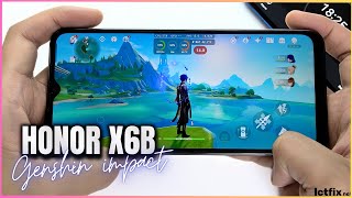 Honor X6b Genshin Impact Gaming test | Helio G85, 90Hz Display