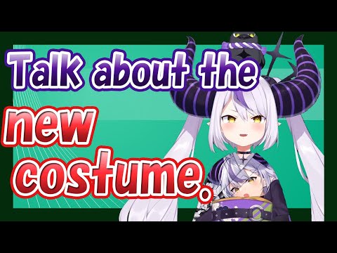 Laplus Darkness talking about her new costume.[ENG SUB/hololive]