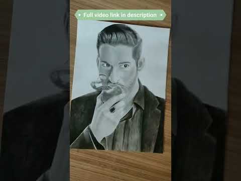 Lucifer Morningstar sketch | Tom Ellis | #shorts #short