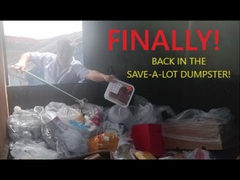 FINALLY BACK IN THE SAVE-A-LOT DUMPSTER! MEAT MEAT MEAT!