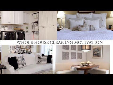 WHOLE HOUSE CLEAN WITH ME | ALL DAY CLEANING MOTIVATION