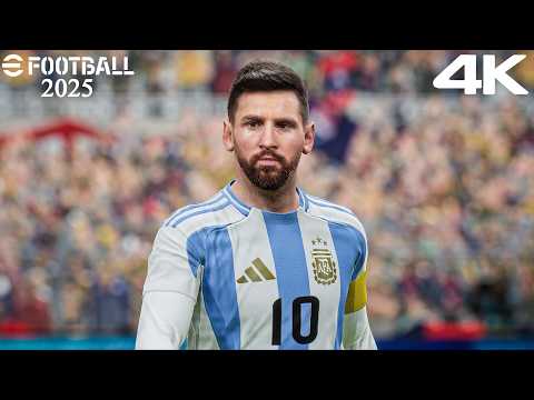 eFootball 2025 - Brasil vs Argentina | PS5 Gameplay 4K