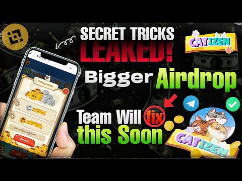 Catizen Airdrop Claim || Biggest Secrets to Unlock High levels - $560 airdrop confirmed - Telegram