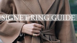 Complete Signet Ring Guide & My Own Ring