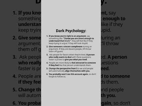 Dark Psychology