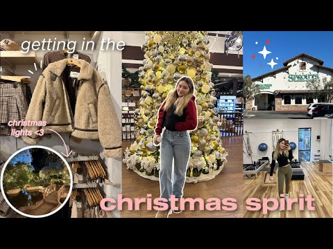 a *cozy* Christmas Vlog 🎄 | Xmas lights, decor, Pilates