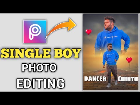 Single boy attitude editing in 2022 in telugu single attitude photo in PicsArt in telugu in mobile