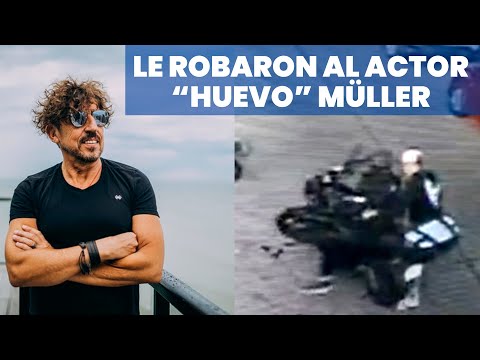 ASALTARON AL ACTOR ALEJANDRO “HUEVO” MÜLLER: se resistió a los golpes pero le robaron la moto