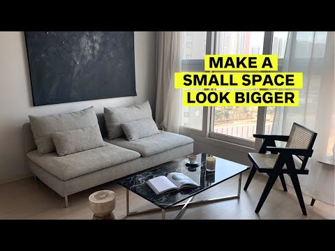 How To Make a Small Space Look BIGGER 🏠 studio apartments, small homes & tiny house