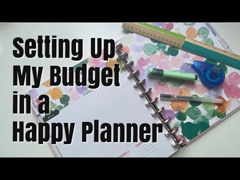 Budget With Me - Setting Up a Weekly Budget Layout In My HAPPY PLANNER | Budget Method Series