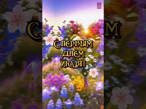 С первым днём июля!🏵️🐞🏵️🦋🏵️🌞🥰🥰🥰