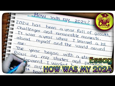 Essay on How was my 2024 | How was my 2024 | Essay on How was my 2024 in English |