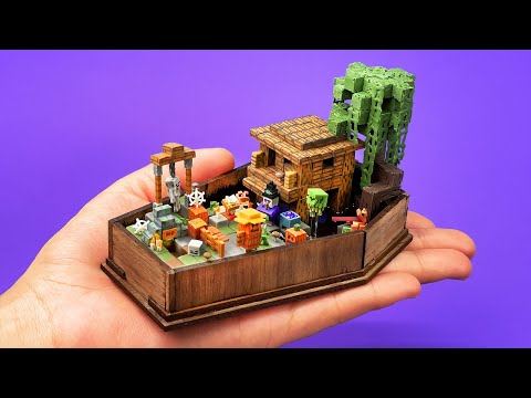 Making Tiny Minecraft Spooky Swamp Box - 1.19