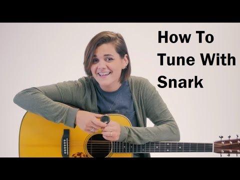 How To Use A Snark Tuner on a Guitar