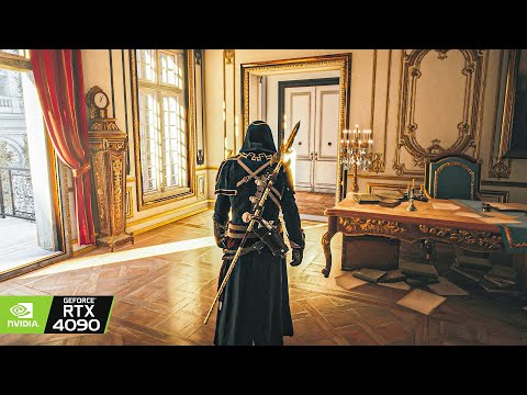 [8K] AC Unity RTX 4090 - RAYTRACING GI - Maxed Out Settings - ULTRA REALISTIC GRAPHICS SHOWCASE